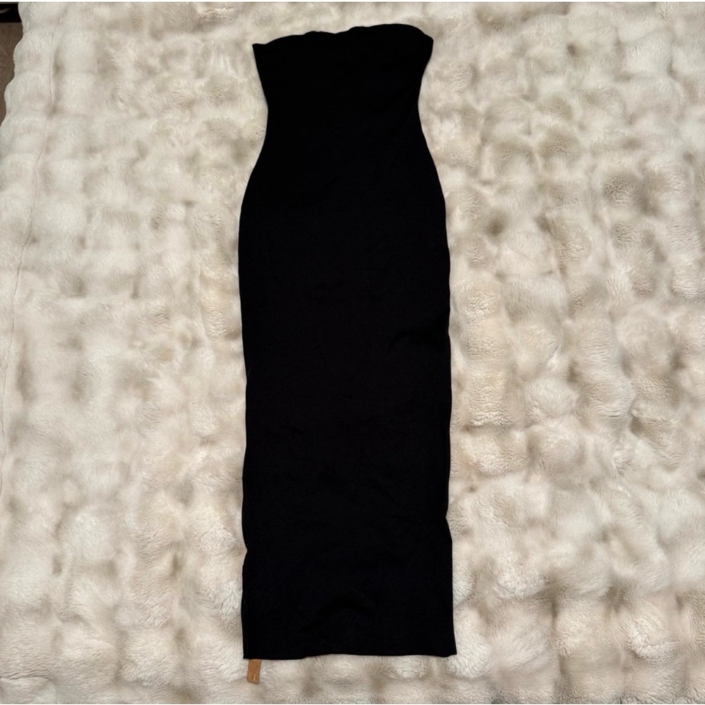 SKIMS Black Convertible Swim Tube Dress Small NWT - Picture 5 of 6